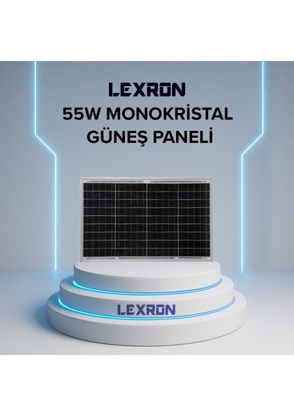 55W Monokristal Güneş Paneli fırsatları