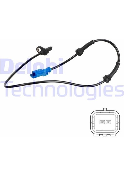 Delphı SS20744 - Abs Hız Sensörü C3-C4-C-ELYSEE-2008-207-208-301 02-2006