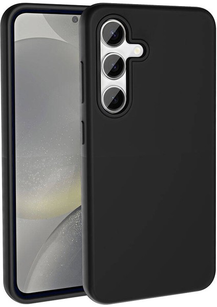 Galaxy S24 Plus Kılıf M-Safe Şarj Özellikli Sıvı Teknolojili Silinebilir Sert Kivi Kapak