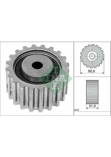 532022010 - Eksantrik Dişlisi Clıo Iı-Kangoo-Megane-Master Iı-Trafıc-Vıvaro 1.9dcı-Dtı Büyük Avare Dişlisi