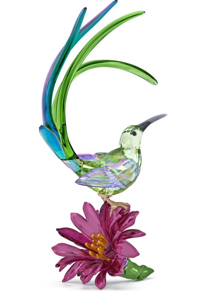5675166 Swarovski Biblo Idyllıa:sugarbırd And Cactus Flower