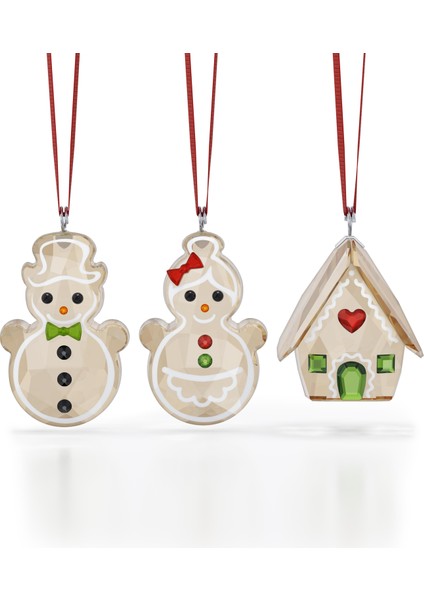 5701511 Swarovski Ev Dekorasyonu Holıday Cheers:ornament Set Gıngerbread (#3)