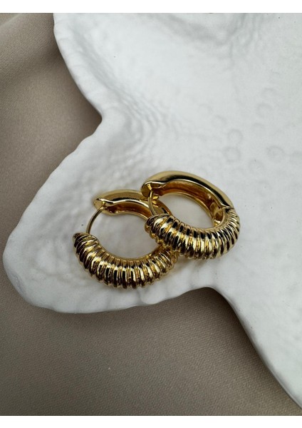 Gold Renk Vip Halka küpe