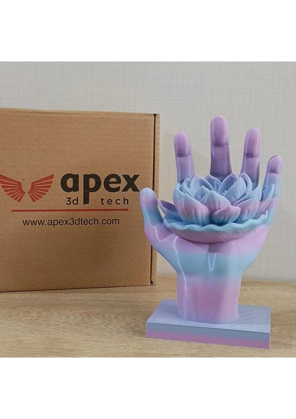 APEX3D Tech Rainbow Pla+ Filament - Sakura Sky 1kg, 1.75MM