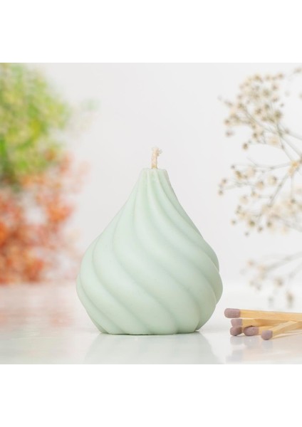 Kasırga Temalı Vegan Soya Mum