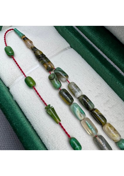 Usta Işçilikli Turkuaz Renk Okyanus Temalı Sıkma Kehribar Tespih fırsatları