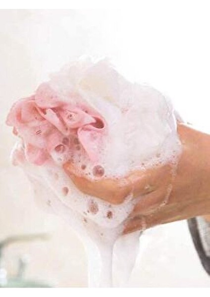 Vücut Kesesi Banyo Lifi Yumuşak Malzeme ile 10 Adet Renkli Set