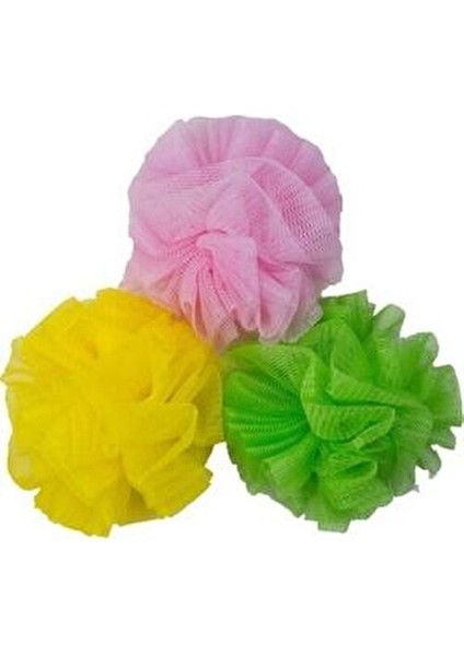 Vücut Kesesi Banyo Lifi Yumuşak Malzeme ile 10 Adet Renkli Set