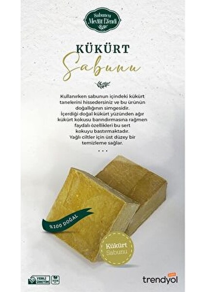 Kükürt Sabunu 100 gr Alerjik Ciltler İçin Etkili Temizlik fırsatları