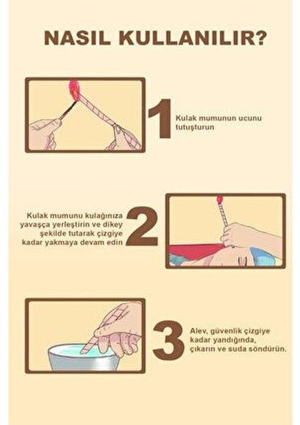 Kulak Temizleme Mumu 5 Çift (10 Adet) modelleri