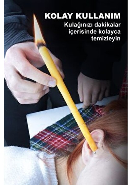 Kulak Temizleme Mumu 5 Çift (10 Adet) indirimleri