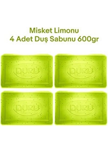 Misket Limonu Duş Sabunu 4 Adet 600 Gr Cilt Dostu Gliserin İçerir fiyatları