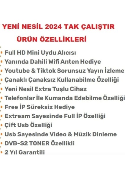 Siyah Full Hd Uydu Alıcısı, Youtube ve Tiktok Özelliği ile Keyifli Izleme modelleri