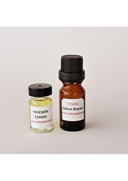 Şeffaf Sabun Bazı 1 Kilo Yasemin Esansı ve Pembe Boya ile Özel Set fiyatları