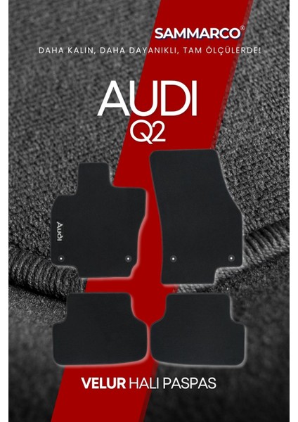Audi Q2 2019 Halı Paspas Velur Paspas Kumaş Paspas Oto Paspas modelleri