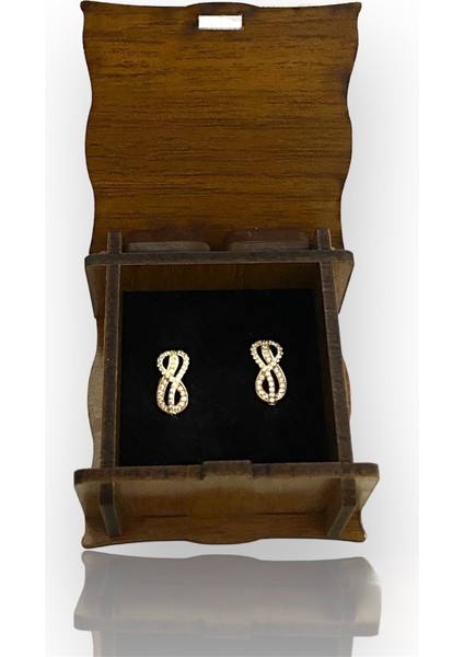 Sonsuzluk Altın Küpe