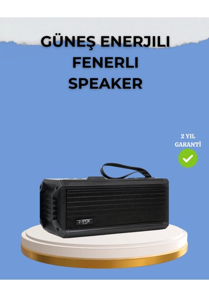 Kablosuz J-Ipox P520 Bluetooth Hoparlör Uzun Pil Ömrü ve Mikrofon