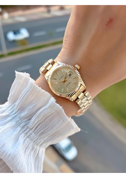 Çelik Kordon Takvimli Kadran Özel Tasarım Vintage Seri Kadın Kol Saati PS.8341.M1 fiyatları