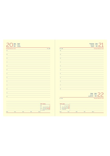 2026 409-SNK Sunday Diary Plastik Spiralli - Deri Sert Kapak 17X24 Günlük Krem Ajanda fiyatları