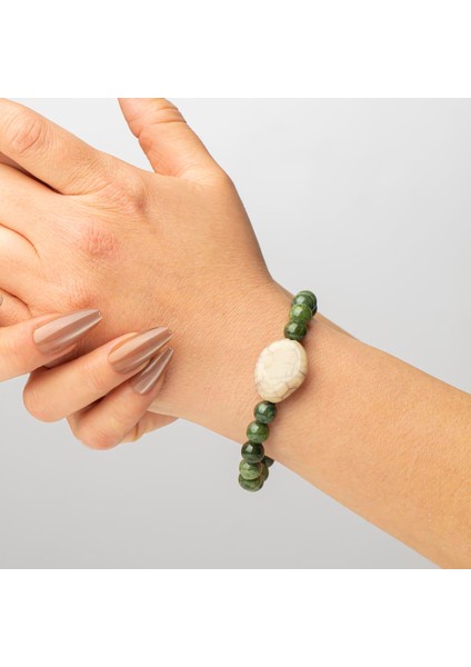Kanada Yeşimi Doğal Taş Bileklik (8 Mm) – Doğanın Kalbi fiyatları