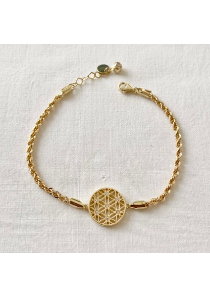 Yaşam Çiçeği Altın Bileklik fırsatları