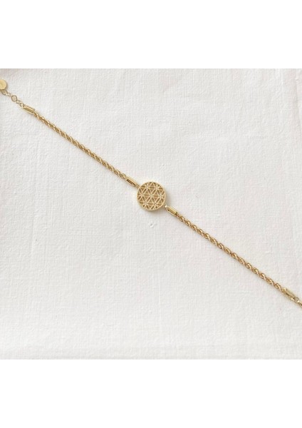 Yaşam Çiçeği Altın Bileklik indirimleri