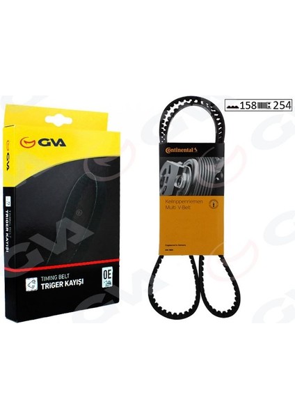 58158254 - Triger Kayışı 158×254 Bravo- Brava- Marea- Palıo 1.6 GD158H8P254