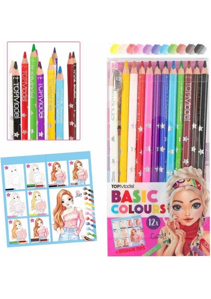Basic Colouring Pencil Set 12 Colours 412216