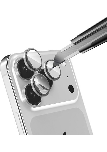 Apple iPhone 17 Pro Max Işık Yansıma Önleyici 0.3mm Ar Kaplama Mikro Kamera Lens Koruyucu fiyatları