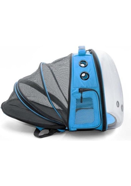 Renkli Fileli Taşıma Çantası, Mavi, 25X60X40 Cm, Evcil Hayvanlar Için Uygun fırsatları