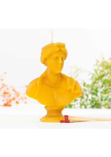 Antik Yunan Genç Kadın Temalı Balmumu Mum