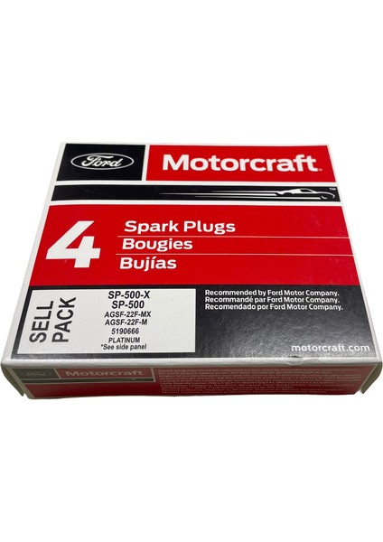 Ford Mondeo 2.0 Benzinli 2001>2006 Ateşleme Buji Takımı Orijinal | Motorcraft SP-500-X - 1S71 12A405 indirimleri