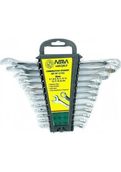 Nam Kombine Anahtar Takımı 12 Parça