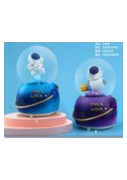 Işıklı Müzikli Püskürtmeli Büyük Boy Kar Küresi