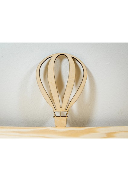 2’li Balon Konsept Tasarım Bebek Odası Çocuk Odası Kapı ve Duvar Süsü Dekorasyon – Açık Kahverengi