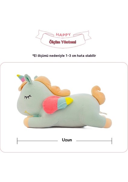 Melek Gökkuşağı Unicorn Bebek Peluş Oyuncaklar Büyük Bez Bebek Bebek Uyku Yastığı (Yurt Dışından) fırsatları