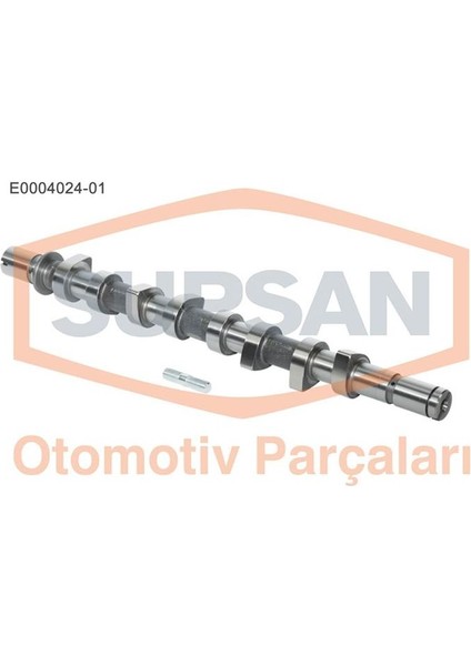 E0004024-01 - Eksantrik Mili Captur I 12 Clıo Iı 01 06 Symbol Iı 08 Megane Iıı 09 Kangoo 01 Qashqaı 06 13 Mıcra Iıı 05 10 Logan Iı 08 1.5 Dcı K9K 1mil Sertleştirilmiş Dokum