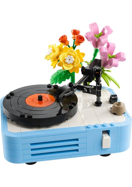 LEGO Creator 3’ü 1 Arada Çiçekli Pikap 31172-8 Yaş ve Üzeri Kız ve Erkek Çocuklar Için Radyo ve Mikrofona Dönüşebilen Yaratıcı Oyuncak Yapım Seti, Müzik Oyuncakları Yaratıcı Hediye Fikri (366 Parça)