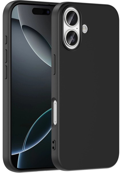 iPhone 17 ile Uyumlu Liquid Serisi Içi Kadife Lansman Silikon Kılıf