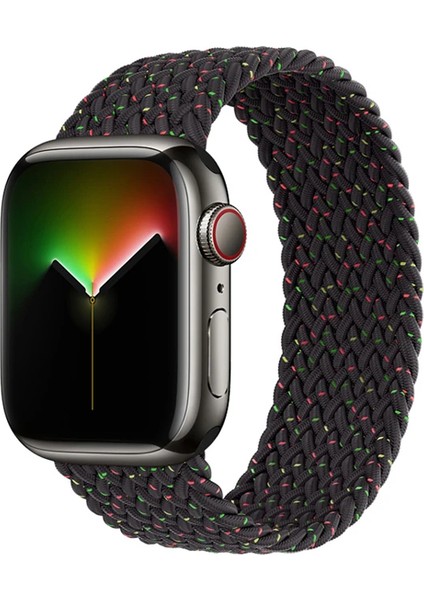 Ally Apple Watch 7-8 41MM 6-5-4 40MM Single Loop Plastik Kayış Kordon 3-2-1 38MM-(1903) modelleri