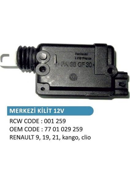 Kapı Kılıt Motoru R9 19 21 Kango Clıo Merkezı Kılıt Motoru 001259