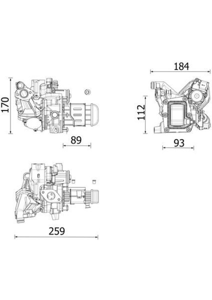 CE42000P - Egr Valfi C4-C5-JUMPER-JUMPY-BOXER-508-5008-308-3008-KUGA Iı-Mondeo-Focus Iıı 2.0 Bluehdi-Tdcı