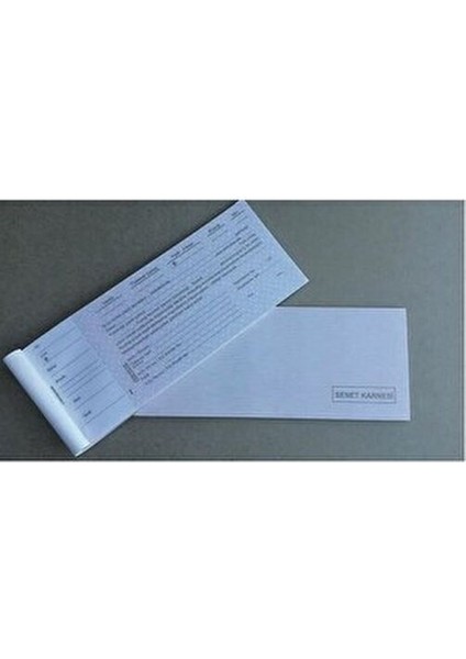 Senet Karnesi 50 Yaprak Defter Bej Renk 21x10 cm Ölçülerle Kullanıma Uygun fiyatları
