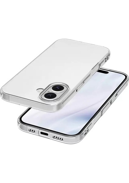 Apple iPhone 17 ile Uyumlu Kapak 1mm Şeffaf Süper Silikon Kılıf modelleri