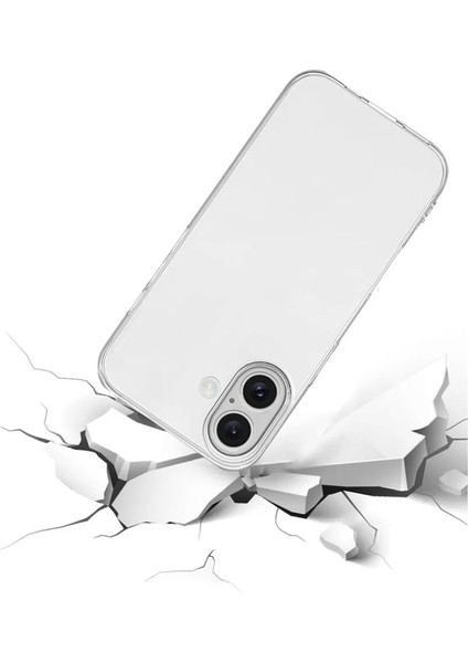 Apple iPhone 17 ile Uyumlu Kapak 1mm Şeffaf Süper Silikon Kılıf fırsatları