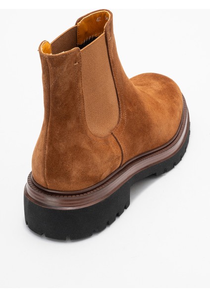 Erkek Casual Chelsea Bot Gerçek Deri Fr 541455 Taba fiyatları