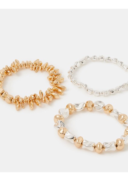 Mix Boncuklu Streç Bileklik x 3