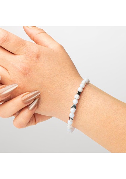 Kalsedon Doğal Taş Bileklik (6 Mm) – Iç Sakinlik modelleri