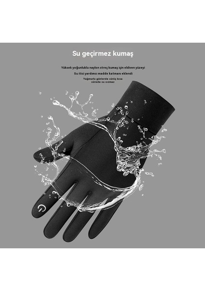 Yeni Sonbahar ve Kış Artı Kadife Dış Mekan Sıcak Elektrikli Araba Sürme Dokunmatik Ekran Yürüyüş ve Tırmanma Kaymaz (Yurt Dışından) indirimleri