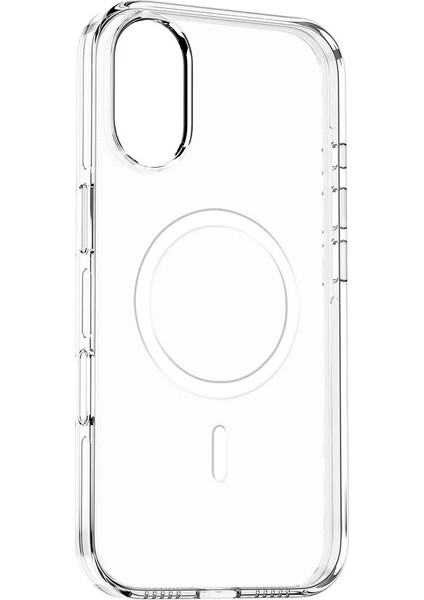 Apple Iphone 17 Sararmaz Ince Şeffaf Kılıf Magsafe Şarj Kamera Korumalı Ultra Hybrid Crypto Kapak Telefon Kılıfı